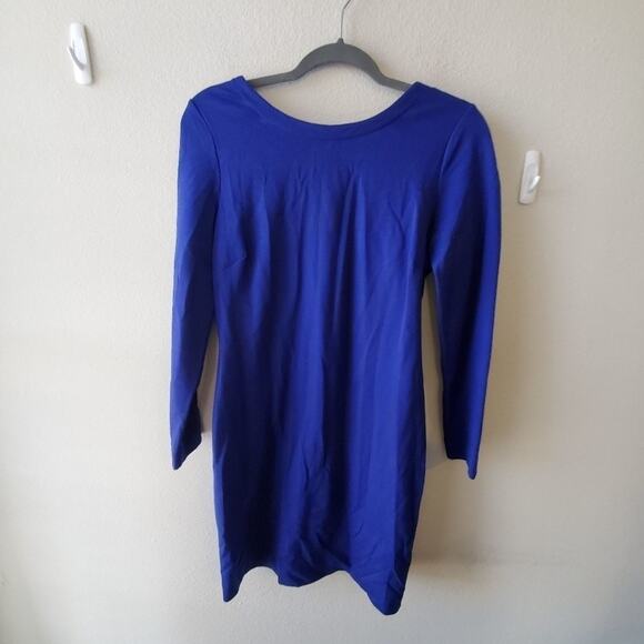 Banana republic long‎ sleeve low zippered back mini dress 10P - Picture 1 of 7